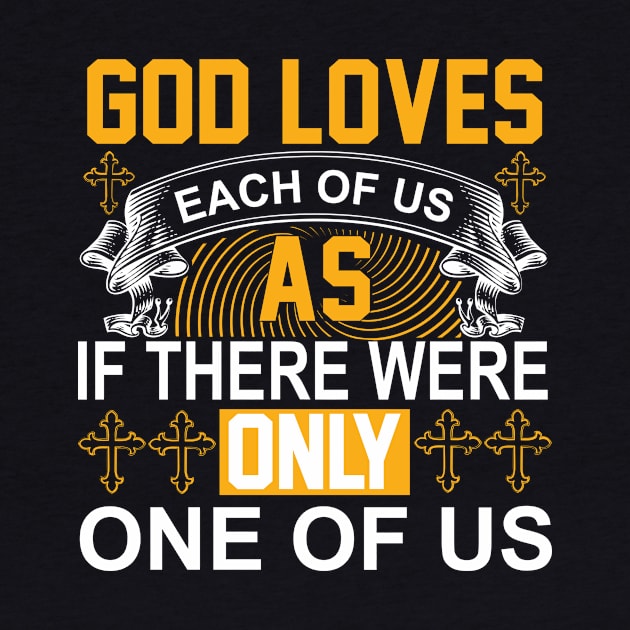 God Loves Each of Us by SybaDesign